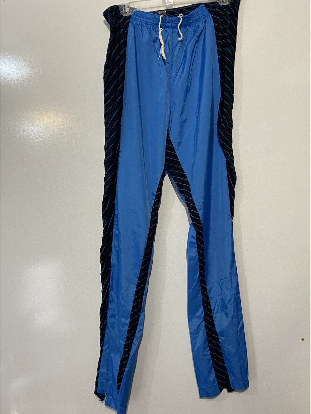 Womens SPORTCO Blue Vintage Lightweight Nylon Pants Sz M